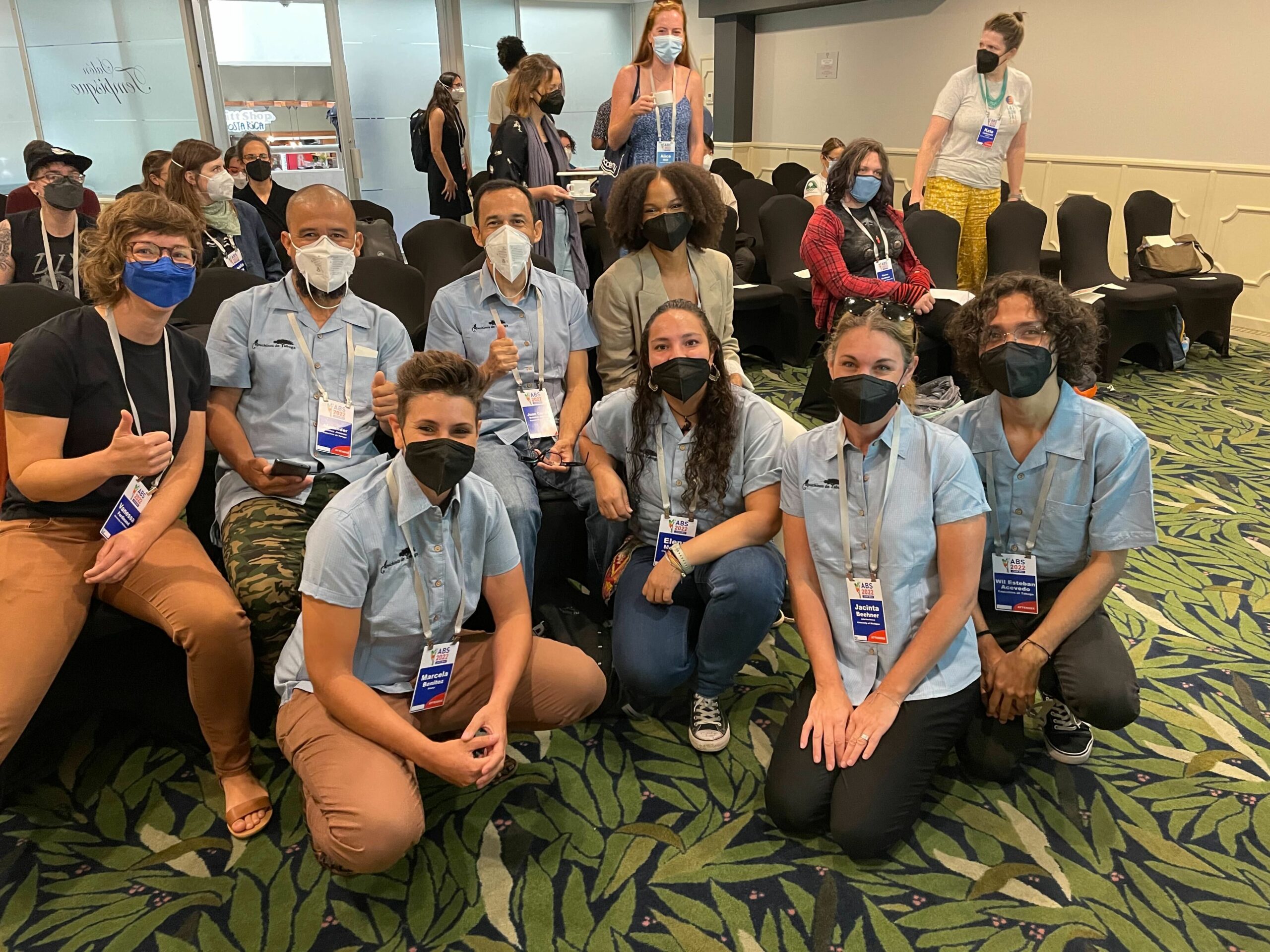 Photo of Capuchinos de Taboga team at the 2022 Animal Behavior Society Conference